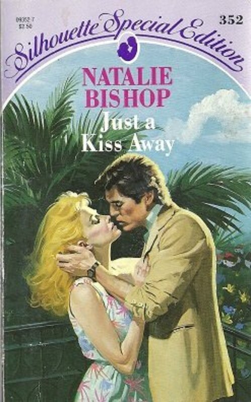 Book cover for "Just a Kiss Away" by Nancy Bush