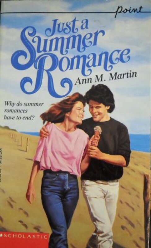 Book cover for "Just a Summer Romance" by Ann M Martin