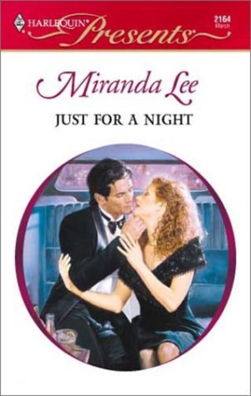 Book cover for "Just for a Night" by Miranda Lee