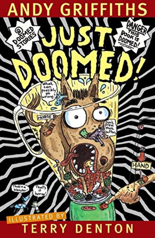 Book cover for "JustDoomed!" by Andy Griffiths