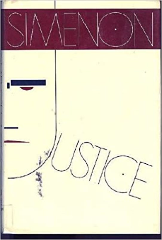 Book cover for "Justice" by Georges Simenon