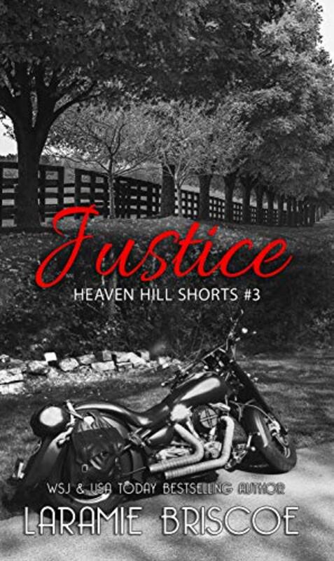 Book cover for "Justice" by Laramie Briscoe