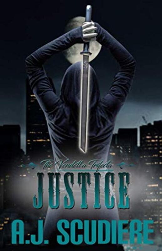 Book cover for "Justice" by AJ Scudiere