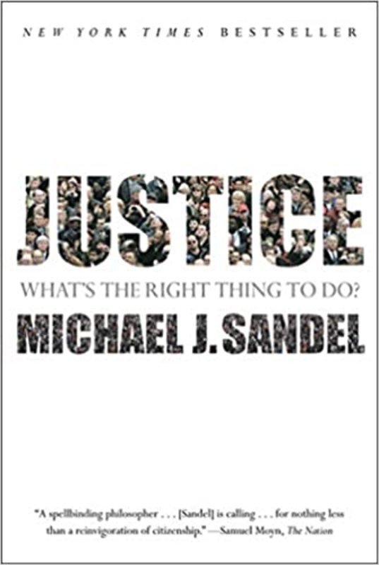 Book cover for "Justice" by Michael J. Sandel