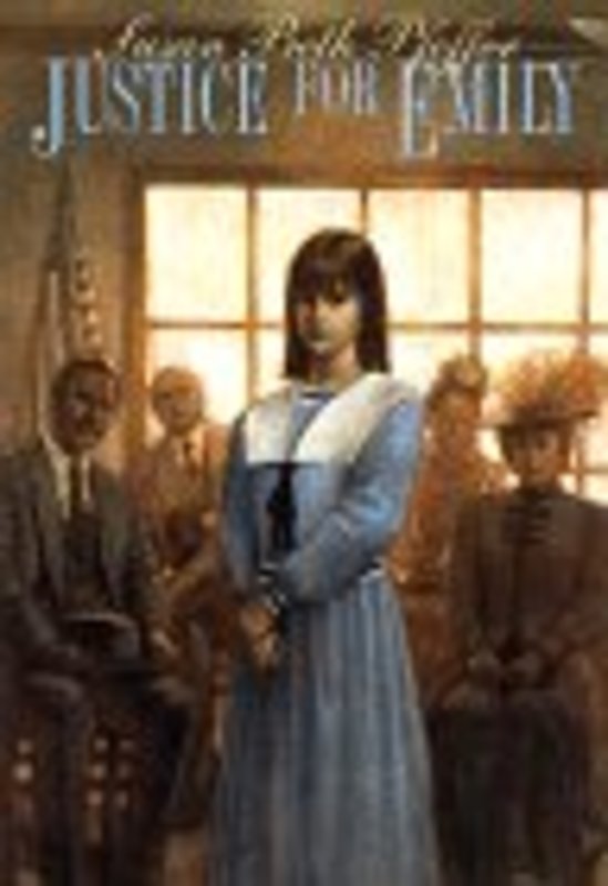 Book cover for "Justice for Emily" by Susan Beth Pfeffer