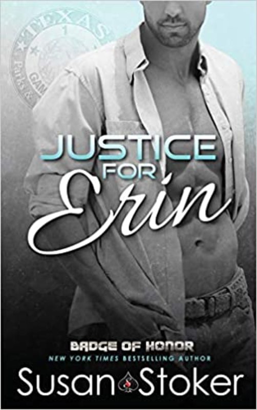 Book cover for "Justice for Erin" by Susan Stoker