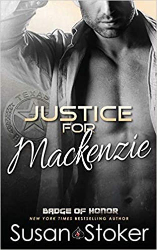 Book cover for "Justice for MacKenzie" by Susan Stoker
