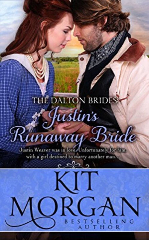 Book cover for "Justin's Runaway Bride" by Kit Morgan