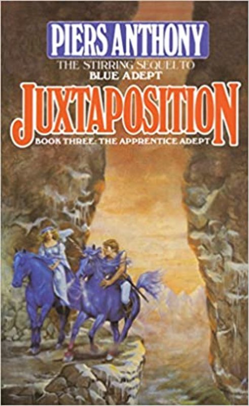 Book cover for "Juxtaposition" by Piers Anthony