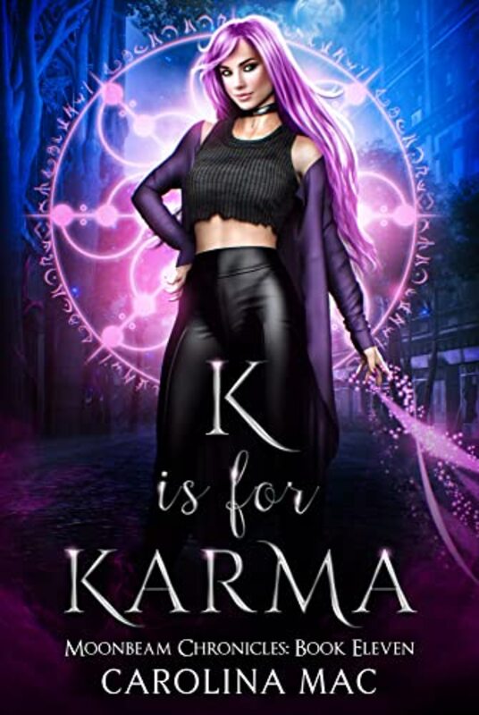Book cover for "K is for Karma" by Carolina Mac