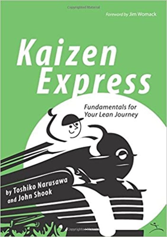 Book cover for "Kaizen Express" by Toshiko Narusawa