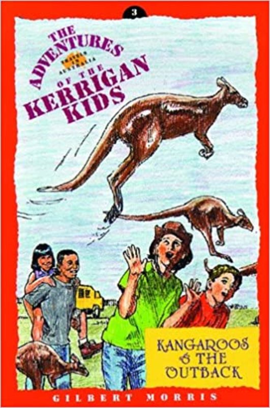 Book cover for "Kangaroos and the Outback" by Gilbert Morris