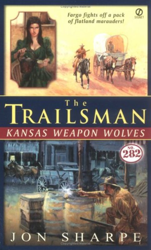 Book cover for "Kansas Weapon Wolves" by Jon Sharpe