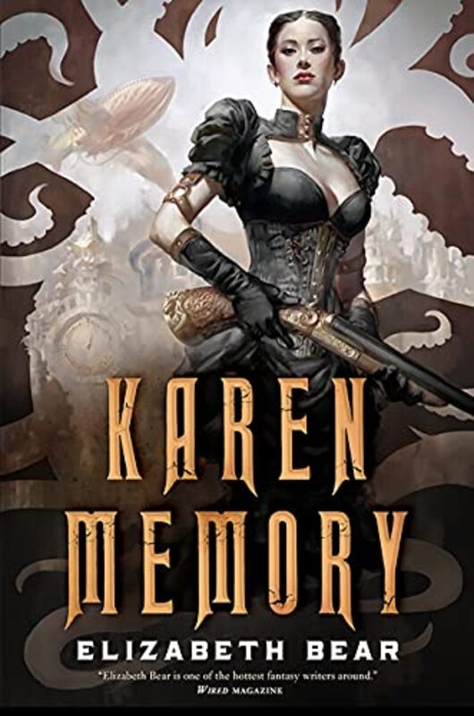Book cover for "Karen Memory" by Elizabeth Bear