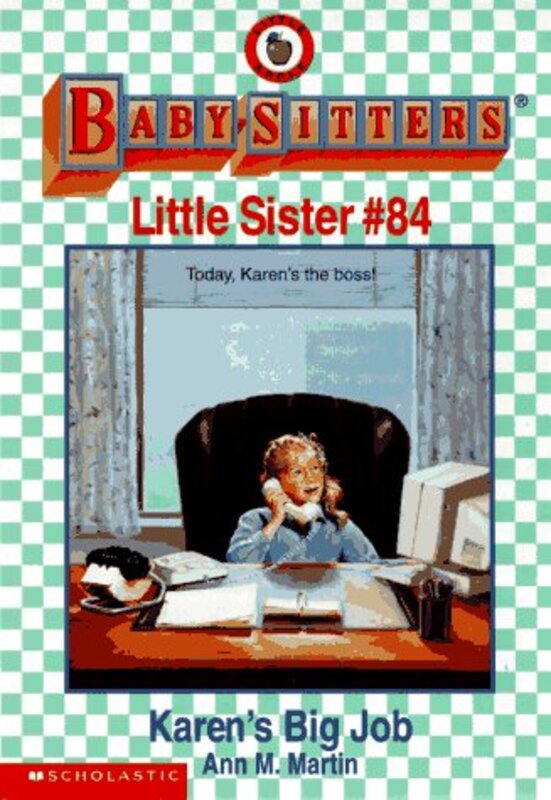 Book cover for "Karen's Big Job" by Ann M Martin