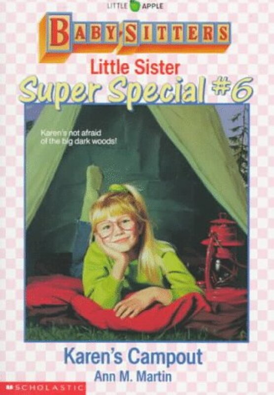 Book cover for "Karen's Campout" by Ann M Martin