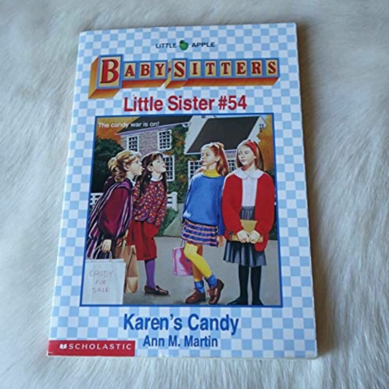Book cover for "Karen's Candy" by Ann M Martin