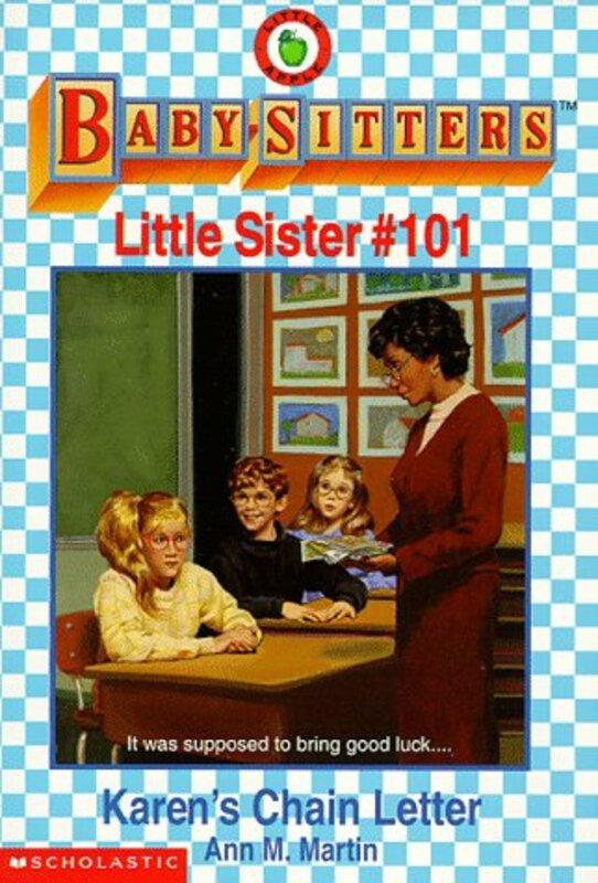 Book cover for "Karen's Chain Letter" by Ann M Martin