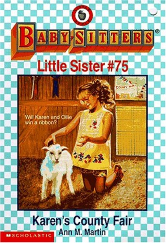 Book cover for "Karen's County Fair" by Ann M Martin