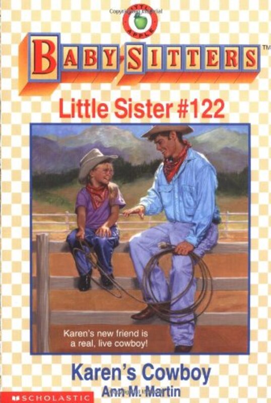 Book cover for "Karen's Cowboy" by Ann M Martin