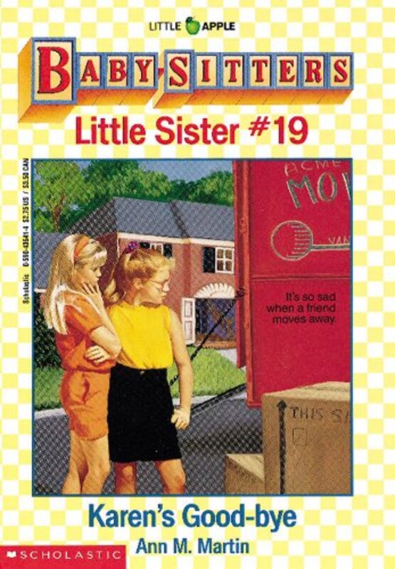 Book cover for "Karen's Good-bye" by Ann M Martin