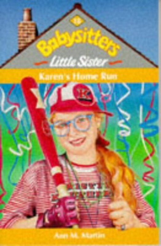 Book cover for "Karen's Home Run" by Ann M Martin
