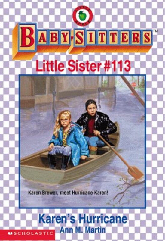 Book cover for "Karen's Hurricane" by Ann M Martin