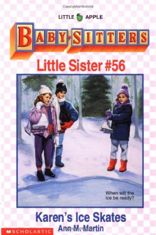 Book cover for "Karen's Ice Skates" by Ann M Martin