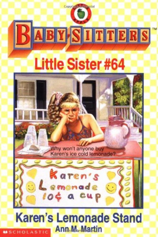 Book cover for "Karen's Lemonade Stand" by Ann M Martin