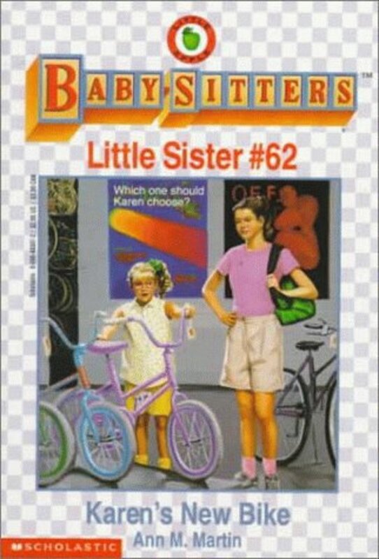 Book cover for "Karen's New Bike" by Ann M Martin