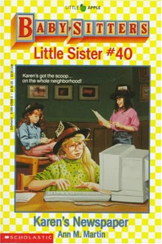 Book cover for "Karen's Newspaper" by Ann M Martin
