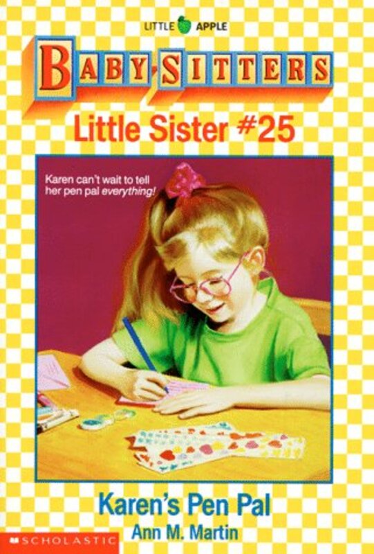 Book cover for "Karen's Pen Pal" by Ann M Martin