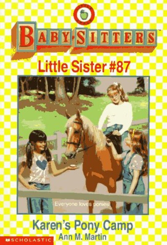 Book cover for "Karen's Pony Camp" by Ann M Martin