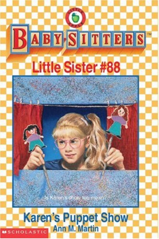 Book cover for "Karen's Puppet Show" by Ann M Martin