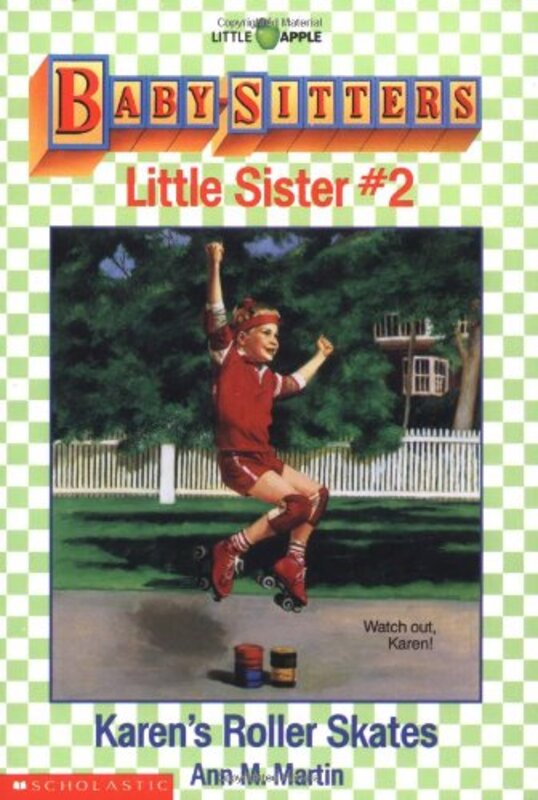 Book cover for "Karen's Roller Skates" by Ann M Martin