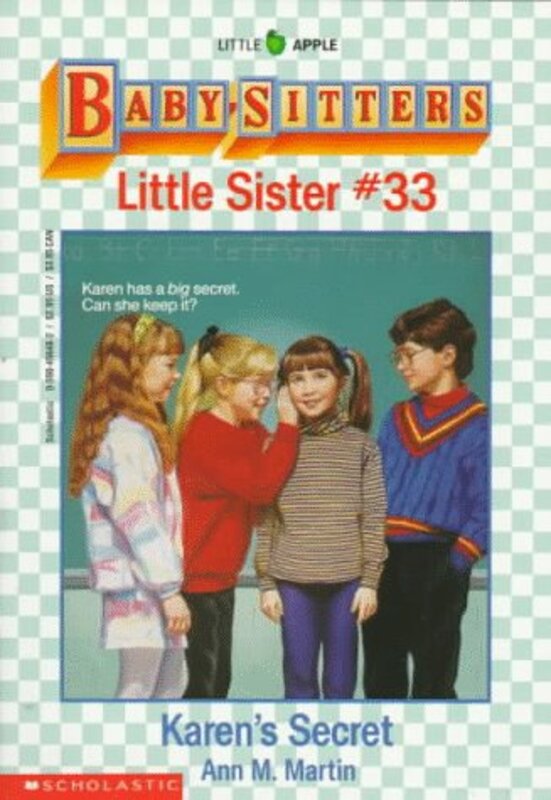 Book cover for "Karen's Secret" by Ann M Martin