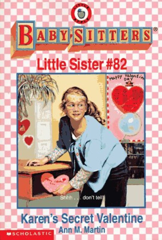 Book cover for "Karen's Secret Valentine" by Ann M Martin