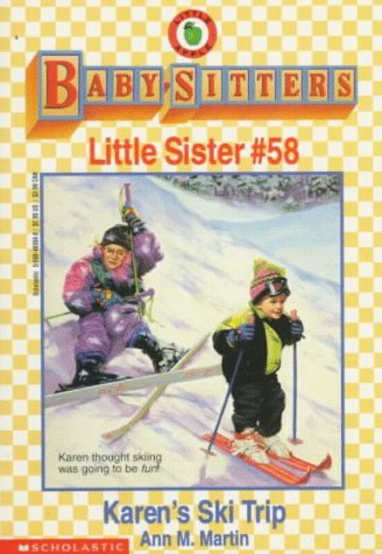 Book cover for "Karen's Ski Trip" by Ann M Martin