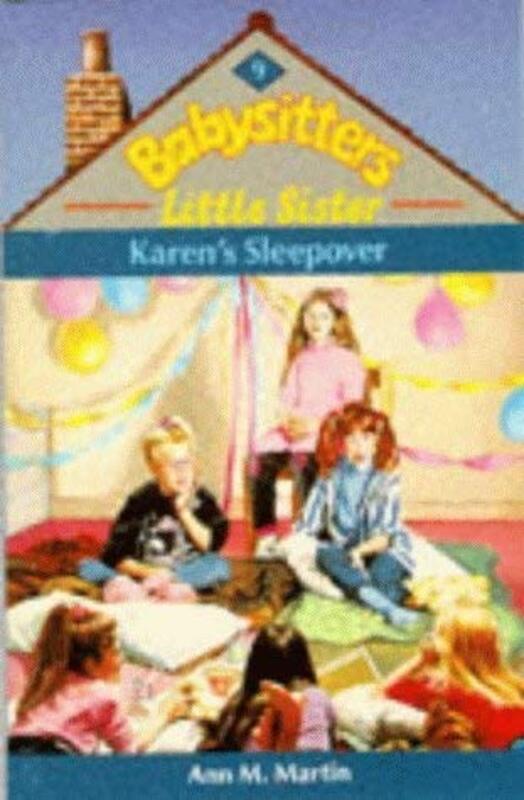 Book cover for "Karen's Sleepover" by Ann M Martin