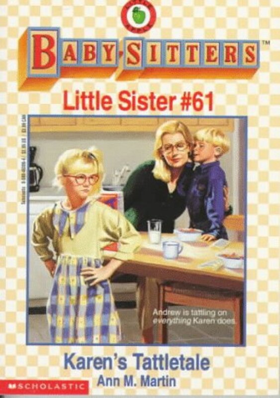 Book cover for "Karen's Tattletale" by Ann M Martin