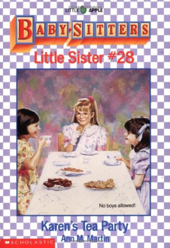 Book cover for "Karen's Tea Party" by Ann M Martin