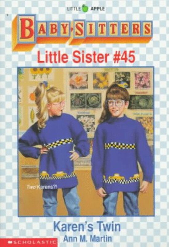 Book cover for "Karen's Twin" by Ann M Martin