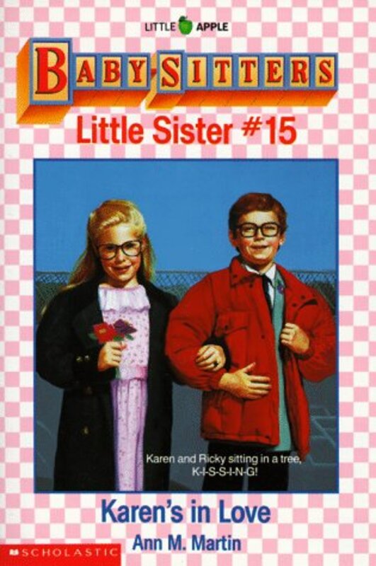 Book cover for "Karen's in Love" by Ann M Martin
