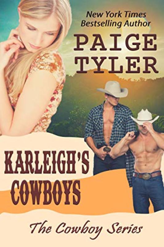 Book cover for "Karleigh's Cowboys" by Paige Tyler