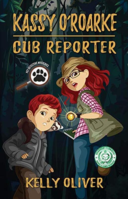 Book cover for "Kassy O'Roarke, Cub Reporter" by Kelly Oliver
