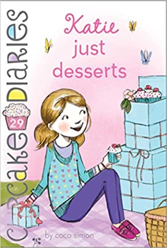 Book cover for "Katie Just Desserts" by Coco Simon