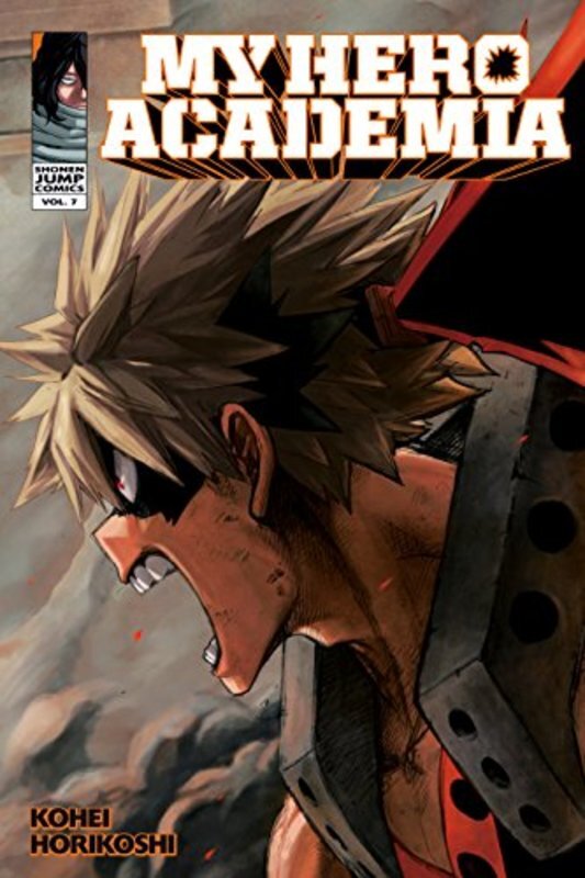 Book cover for "Katsuki Bakugo" by Kohei Horikoshi