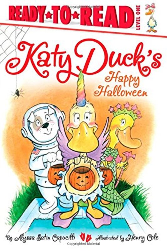 Book cover for "Katy Duck's Happy Halloween" by Alyssa Satin Capucilli