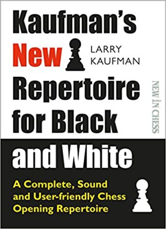 Book cover for "Kaufman's New Repertoire for Black and White" by Larry Kaufmann