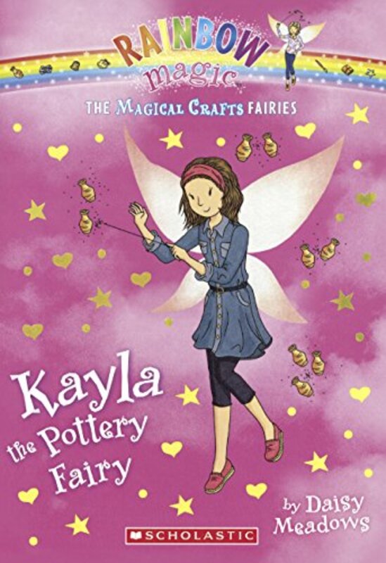 Book cover for "Kayla the Pottery Fairy" by Daisy Meadows
